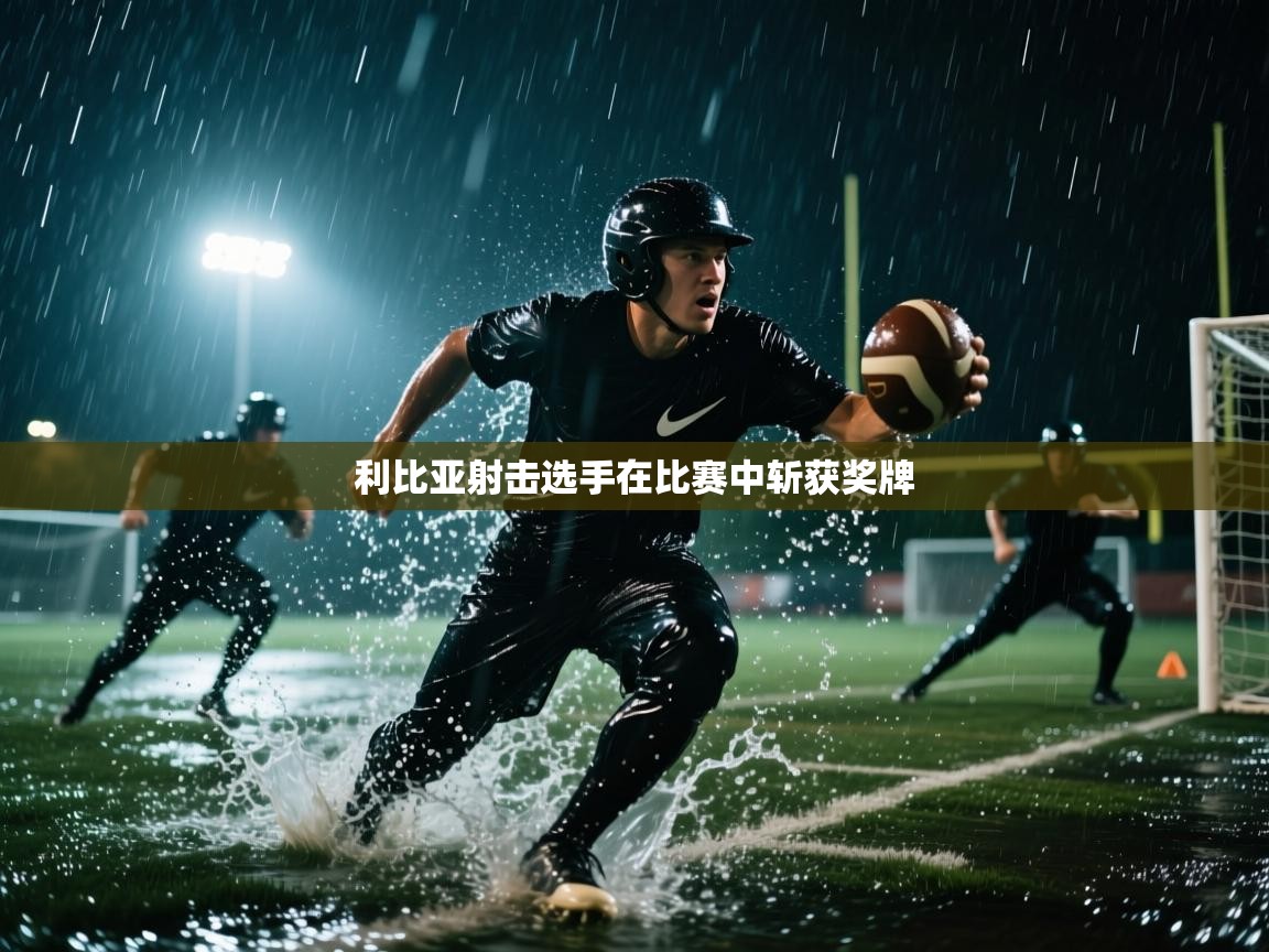 利比亚射击选手在比赛中斩获奖牌